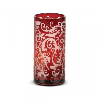 Scroll Votive Red