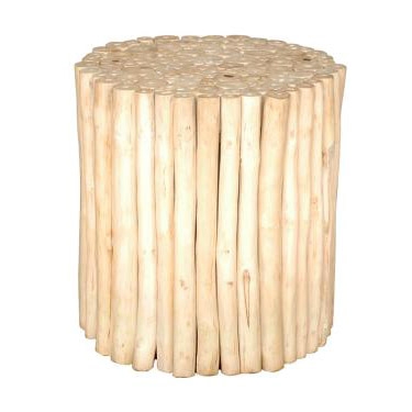 Natural Round Stool