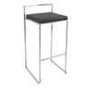 Fuji Black Stacker Bar Stool