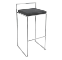 Fuji Black Stacker Bar Stool