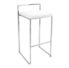 Fuji White Stacker Bar Stool