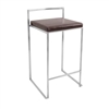 Fuji Brown Stacker Counter Stool