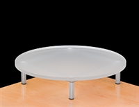 Round Acrylic Top Riser