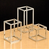 Open Cube Display Risers