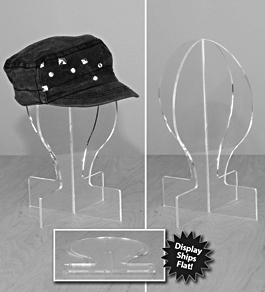 Clear Acrylic Hat Display