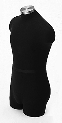 Black Mens Torso Form