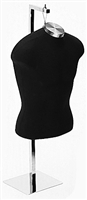 Black Mens Muscular Shirt Form