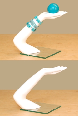 Glass Base Hand/Arm Display