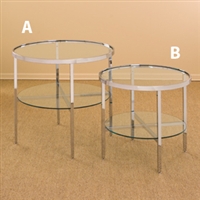 Glass Display Tables
