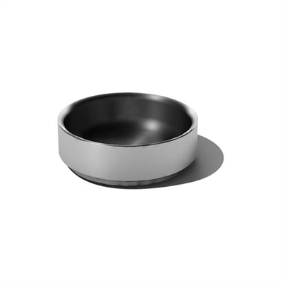 7in Brushed Finish Double Wall Serving Bowl