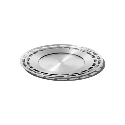 Brushed Finish Modern Round Tray