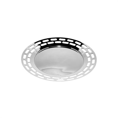 Mirrored Finish Modern Round Tray