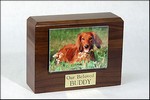 Walnut Photo Urn - 3.5 x 5