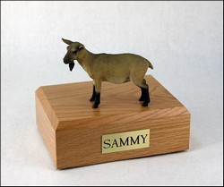 Wildlife Urn - Goat, Brown