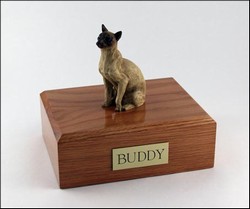 Tan Siamese Cat Urn