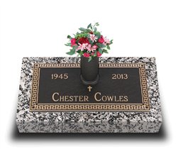 Classic Bronze Grave Marker