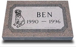 Premium Granite Grave Marker for Pets