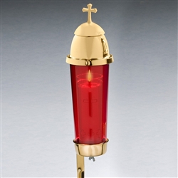 Remembrance Light Off  Center Stake Ruby Lens