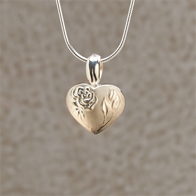 Rose With Stem Locket Jewelry Pendant