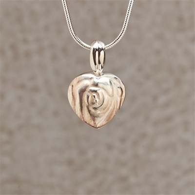 Small Full Rose Cremation Locket