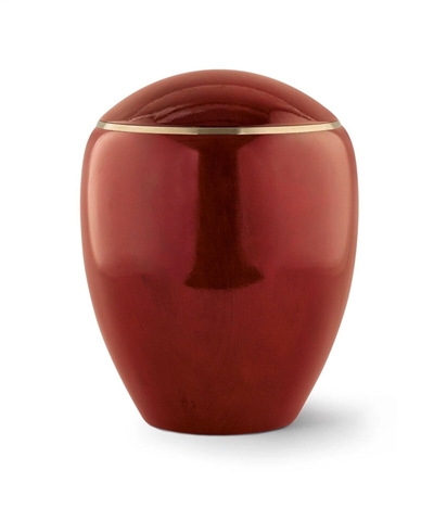 Ambient Mahogany Wood Urn