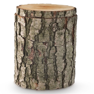 Rustic Alder Wood Urn