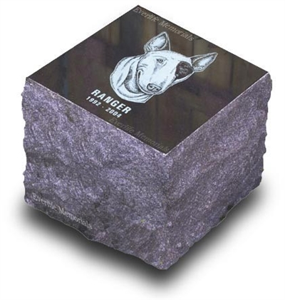 Solid Granite Cremation Marker