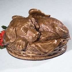 Angel Dog Pet Cremation Urn