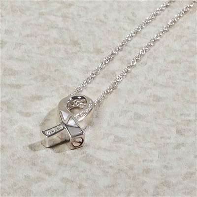 Awareness Ribbon Cremation Pendant