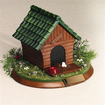 Backyard Dog House Pet Urn