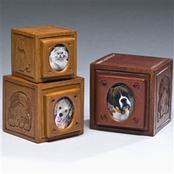 Photo Block Pet Urn