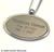 Engraved Oval Urn Pendant