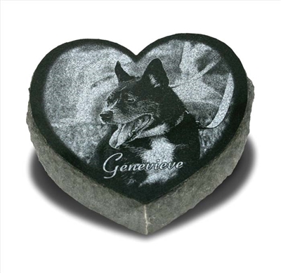 Heart Pet Grave Marker