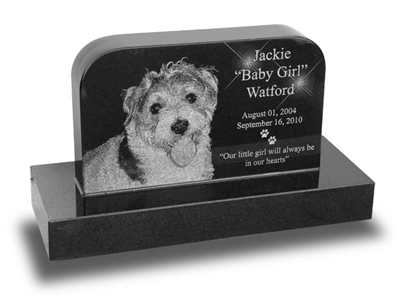 Small Upright Pet Gravestone