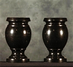 India Black Granite Vase