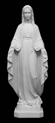 20" Our Lady of Grace Marble Statue