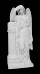 34" Angel With Column