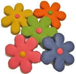 Groovy Flower Dog Cookies