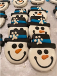Frosty the Snowman Dog Cookies Treats