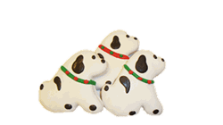 Christmas Holiday Dog Cookies