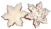 Snowflake Dog Cookies Treats