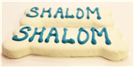 Shalom Hanukkah Dog Bones Treats