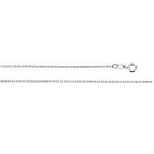 Fine Cable Necklace Chain, 1mm in Sterling Silver