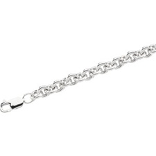 Cable Neclace Chain, 6.75mm in Sterling Silver