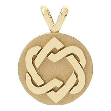 Gold Unified Heart Pendant