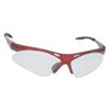 Diamondback Safe Glasses w/ Red Frame and Clear Lens