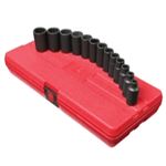 13-Piece 3/8 in. Drive 12-Point Metri