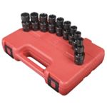 Sunex SUN3657 - SOCKET SET IMPACT 3/8IN 10PC MET FLEX