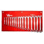 17PC STANDARD LENGTH COMBO WRENCH SET, MM