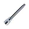 Vim Products VIMXZN412 - XZN12 12 PT. TRIPLE SQ, 4"L BIT AND HOLDER, BLACK BIT WITH 3/8" SQ. DR SATIN CHROME KNURLED HOLDER